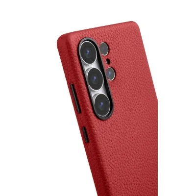 Cover Samsung  S25 Ultra Origin Series Premium Leather Regal Snap Magsafe Melkco - Red